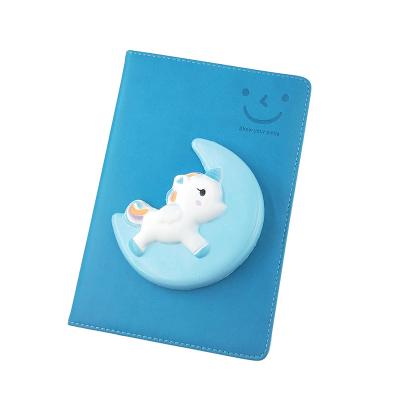 China Beautiful Eco-friendly Decompression Great Quality PU Toys Slow Rising Squishy Stickers PU Foam Squishy Notebook for sale