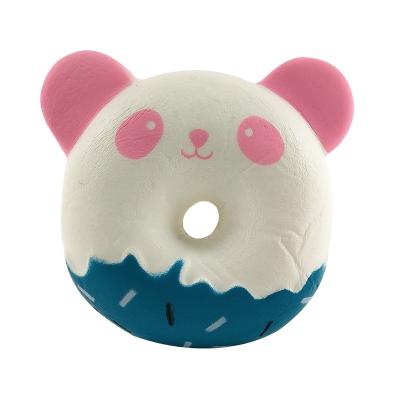 China As Picture / As Your Condition Factory PU Foam Kawaii Squishy Toys Slow Rising Cute Bear Donut Scented Relaxation For Office for sale