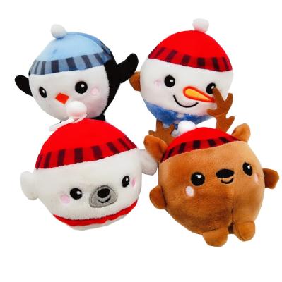 China Squeeze Toys Customized Slow Rising Pressure PU Christmas Ball Plush Squeeze Toy Factory Direct Sale for sale