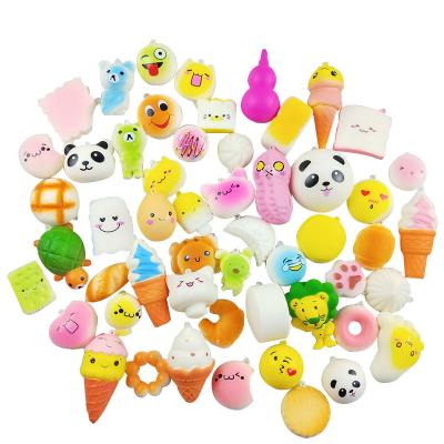 China Wholesale Squishy Factory Sets Decompression PU Foam Anti Squishy Food Style Slow Rising Kawaii Cake Bread Simulation Toys Stress Toys Package for sale