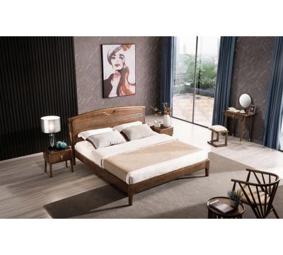 China Designer Quality Price Solid Wood Bed Fit Comfort Set Guaranteed Solid Wood Bed for sale