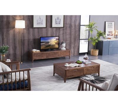 China Other High Quality Durable Using Various Chinese Wooden Tea Table TV Cabinet Set for sale