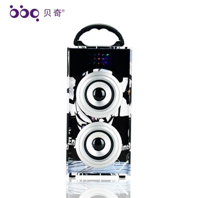 China With Karaoke Function 6W 600mAh Home Theater Bluetooth DJ System Bass Stage Speaker Empty Box for sale