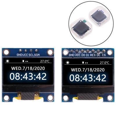 China Standard 4Pin 7 Pin White And Blue Color 0.96 Inch 128X64 OLED Display Screen Yellow Blue Module 0.96