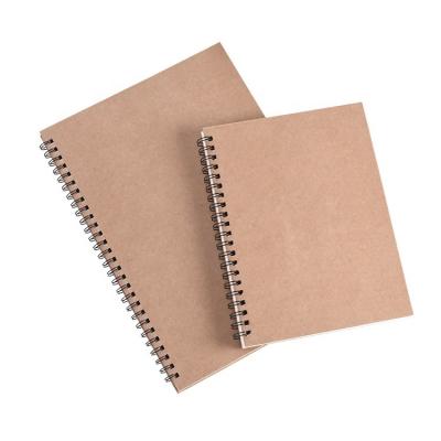 China Large Notebook A4 Spiral Spiral Book Wrapping Paper Cover Sketch Pad Blank Wire Tight Sketch For Drawing Painting for sale