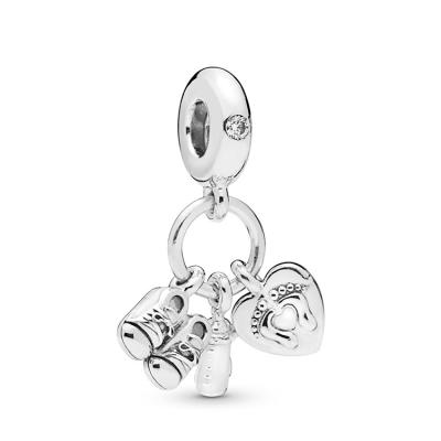 China Factory Cute Cheap 925 Sterling Silver My Little Baby Dangle Charm Beads For Bracelets for sale