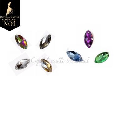 China Shiny/Thin Edge 3223 Horse Eyes Free Sample Crystal Embellishment Glass Sew On Stone For Dance Dress for sale