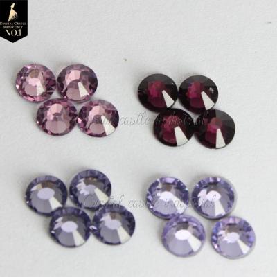 China Blingbling 3D diy nail art rhinestone various color glass non flatback shiny loose crystal hotfix for sale