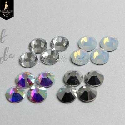 China Clear edge|Wholesale colored loose crystal beads rhinestone rhinestone accessories ss6 sparkle beads for diy phone case for sale