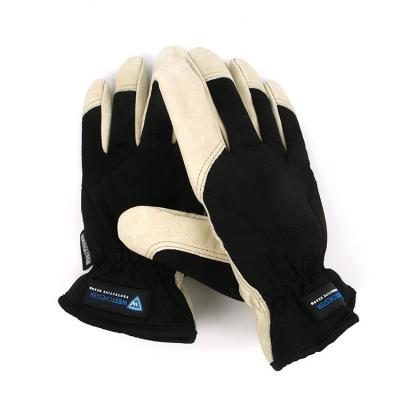 China Flexible Flexible Comfortable Hand Protection Driving Leather Safety Work Gloves for sale