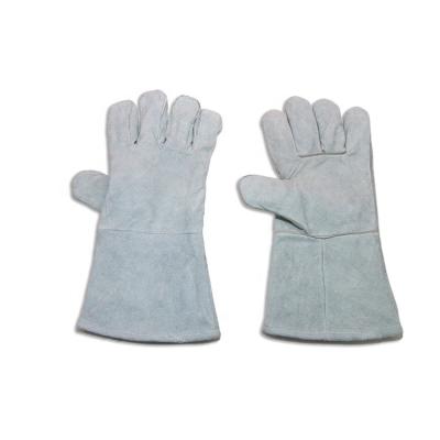 China Durable Cow Split Leather Cut Resistant Safety Protective Welder Gloves for sale