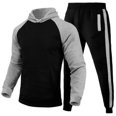 China 2021 WOW52-Wholesale Autumn And Winter Men's Breathable Sweaters And Hoodies Set Plus Fleece Mens Sports Sweater Suits for sale