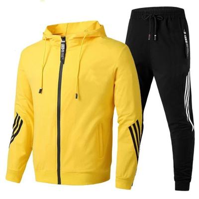 China WOW53-High Quality Autumn And Winter Youth Running Sportswear Hoodies Men's Casual Zipper Suits Jacket Men's Breathable Set for sale