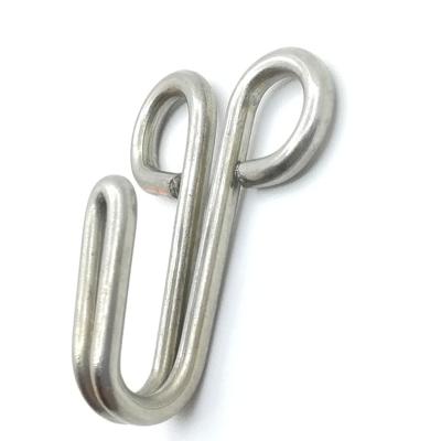 China High Quality Insulation Mining Hooks Galvanized Steel Brass Lacing Hook for sale