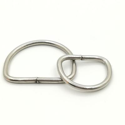 China ZINC Wholesale Garment Accesory Different Shape Metal Wire D Ring Buckle For Shoes Bag for sale