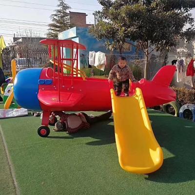 China 3-15 Years Kids Airplane Slide For Kids Plastic Outdoor Playground With CE for sale