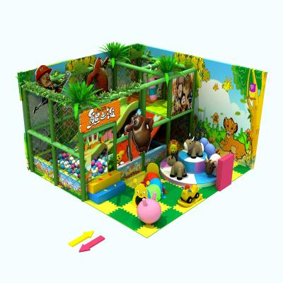 China High Quality Wooden Center Ball Indoor Soft Pool Game Kids Small Jungle Theme Indoor Playground for sale