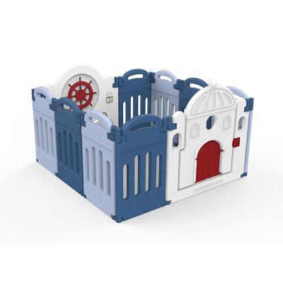 China 2021 Indoor Playground Fantasy Castle Plastic Fence 12+2 Playground Children's Toys for sale