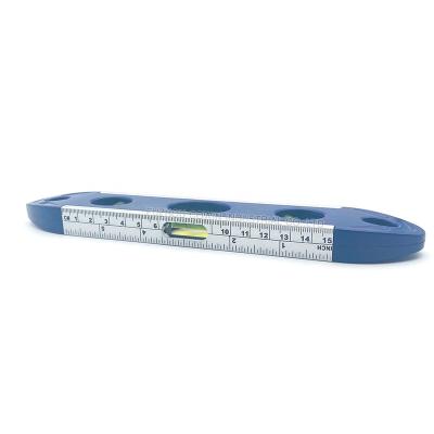 China 15cm/6inch Mini Level measuring stick with aluminum ruler and magnetic bar on the bottom for sale