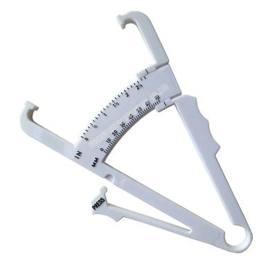 China ABS Metric and Fat Personal Graduation Body Tester Body Fitness Clip Skin Fold Caliper Plastic Caliper for sale