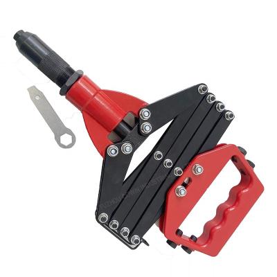 China Rivet Competitive Price For Lazy Tong Riveting Gun 4 Hand Riveter Times With Cr-Mo Jaws for sale