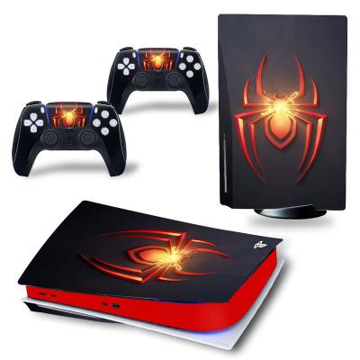 China New PVC Vinyl Sticker For PS5 Accessories Decal Protective Skin For 5 Digital Edition Consoles And 2 Controllers for sale