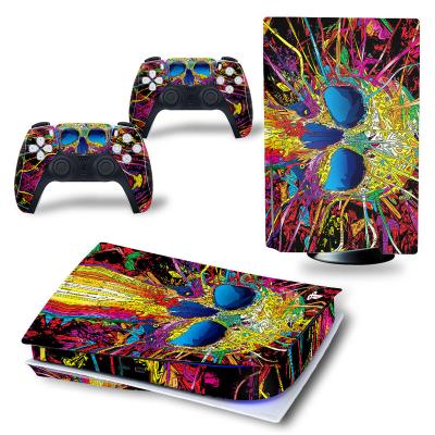 China PVC Anime Vinyl Skin Sticker For PlayStation 5 PS5 Console Controllers Disc Version for sale