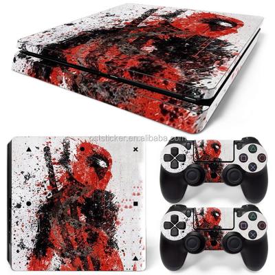 China Custom decoration/protection skin sticker for ps4 slim decal cover for playstation 4 slim for sale