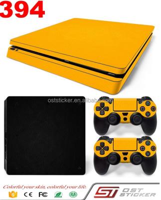 China NEW PURE PVC COLOR VINYL DECAL CONSOLE STICKER SKIN FOR PS4 SLIM for sale