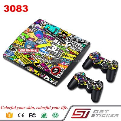 China Various Design Skin Sticker For Sony Playstation 3 Slim For PS3 Slim 2 Console Controllers Skin for sale