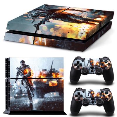 China PVC skin printer for ps4 console 2 controllers vinyl decal for playstation 4 sticker for sale