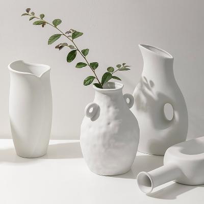 China Ware Ceramic Vases Wholesale Vases Ceramic Vase Home Table Decor Nordic Decorative Vases For Hotels Home Office for sale