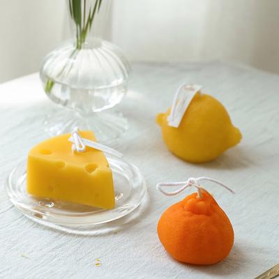 China Cute Birthdays Fruit Shaped Wax Scented Lasting Candle Aromatherapy Fragrance Candles Decorative Candles Ornaments Gift for sale