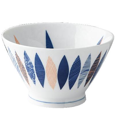 China 7 Inch Japanese Style Disposable Ceramic Food Serving Bowls Home Kitchen Ceramic Bowl for sale