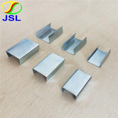 China Manual Packing High Quality Regular Duty Galvanized Steel Strapping Seal Ring Buckles for sale