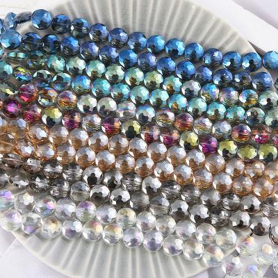 China Boho 14mm Clear Faceted Crystal Glass Beads Pendant Flat Loose Cabochon Bracelets Necklace Bead Jewelry Making Crystal Crafts Czech Glass Beads for sale