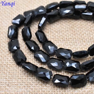 China 14x10mm Faceted Rectangle Crystal Glass Octagon Loose Beads Boho Crystals Beads Bracelets Necklace Pendant For Jewelry Making for sale