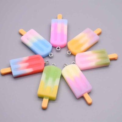 China 1000pcs/bag Cute Mix Colors Ice Popsicle Resin Charms For Bracelets Necklace Earring Key Chain DIY Handmade Jewelry for sale