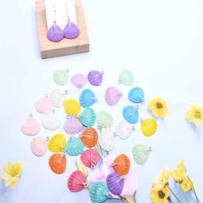 China 1000pcs/bag Cute Resin Crystal Shell For Jewelry Making DIY Bead Handmade Bracelet Necklace Accessories 20*22mm for sale