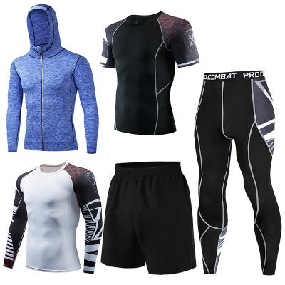 China New Pattern Breathable Logo Quick-drying Perspiration Fitness Clothing Men Breathable Custom Sportswear for sale