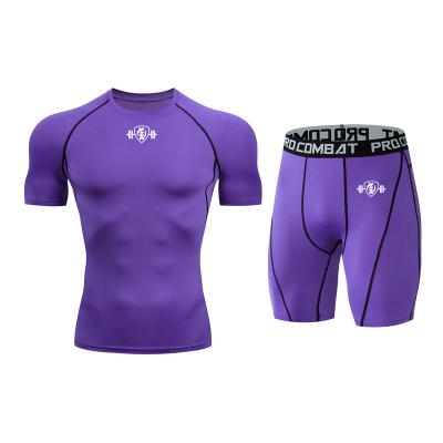 China Factory Price Cheapest Factory Price Sportswear T-shirts Mens Suit Breathable High Quality Sportswear Fitness for sale