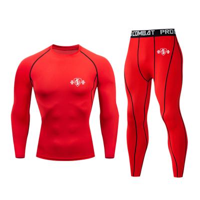 China Latest Manufacturer Breathable Quick-Drying Perspiration Custom Red OEM ODM Sportswear Workout Set for sale