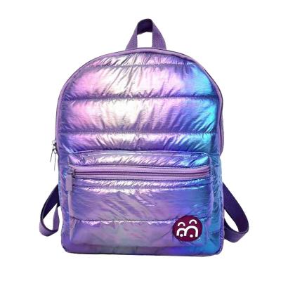 China Fashion Durable Gradient Down Material School Bag Student Outdoor Travel Hiking Backpack For Girls for sale