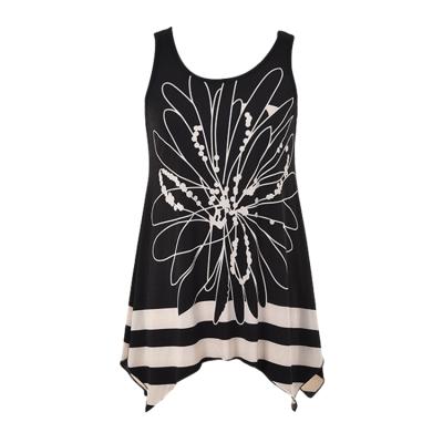 China Border Print Good Quality Women's Clothing Breathable Sleeveless Fashion Tops Wholesale Casual Tops For Women for sale