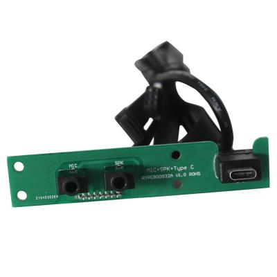 China Front Panel Chassis Motherboard Cable Desktop Type C 3.1 MIC+AUDIO Circuit Board Cable For Computer for sale