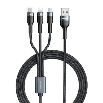 China Mobile Phone Multi Charging Cable, Multi Charger Cable 2Pack 4FT Nylon Braided Universal 4 in 1 USB Multi Cable Cord Fast Charging Adapter for sale