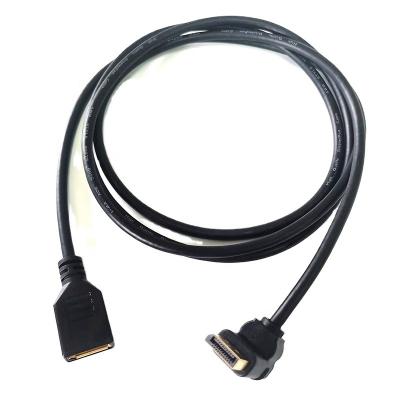 China COMPUTER DP to DP Cable 1.8m Gold Plated 90 Degree Male to Female DisplayPort Cable Supports Computer TV Adapter PC Macbook HDTV Project 4k 8k for sale