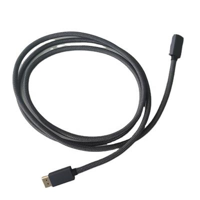 China COMPUTER Display Port To Display Gold Connector Left DP Cable 8k Video Transfer 8K@60Hz Laptop To Gaming Monitor Desktop Audio Cables for sale