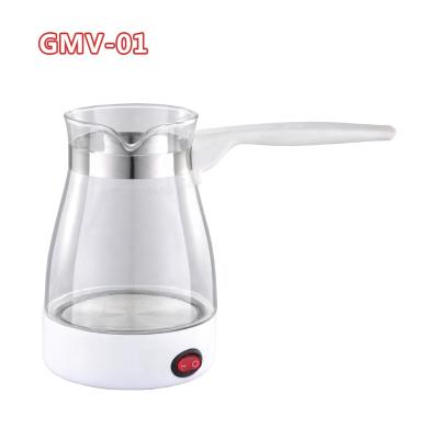 China Viable New Arrival 0.5L/600W Arabic Coffee Glass Pot,Turkish Coffee Maker,Glass Coffee Maker GMV-01 for sale