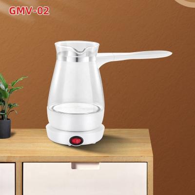 China Viable 0.6L Turkish Coffee Traditional Arabic Glass Coffee Pot Maker Electric Coffee Kettle For Home Office GMV-02 for sale